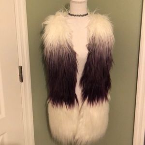 Fluffy cute vest